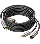 Ubramac RCA Cable, 10FT 2RCA Male to 2RCA Male Stereo Audio Cable Gold Plated Car Audio Subwoofer...
