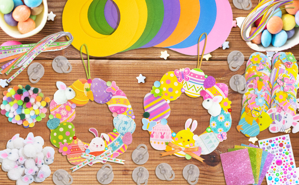 easter wreath signs decorations