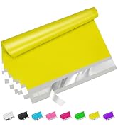 Jowlroel Yellow Poly Mailers 10x13 Inch 100 Pcs, Strong Adhesive Shipping Bags for Clothing, Self...