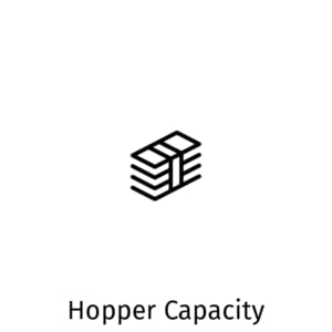Hopper capacity