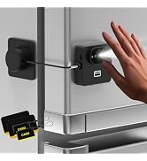 Dhiedas Palm Vein Fridge Lock, Smart Biometric Refrigerator Lock with App RFID, Child Safety Lock...
