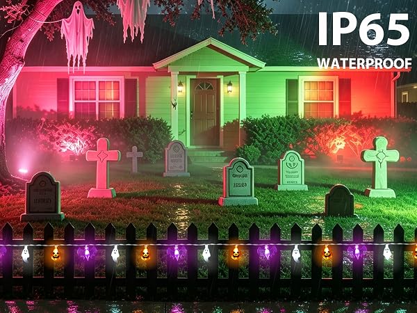 battery operated halloween lights outdoor decorations