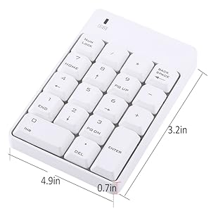 Wireless USB Numeric Keypad