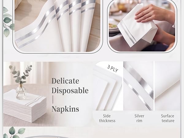 3-Ply disposable Napkins