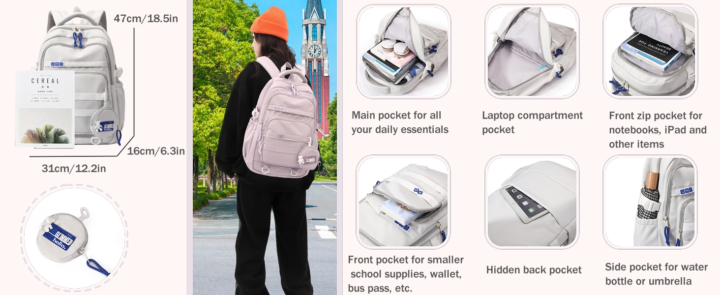 middle school backpack