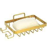 Snailhouse Soap Dish for Shower, Wall Self Draining Adhesive Hanging Stainless Steel Bathroom Bat...