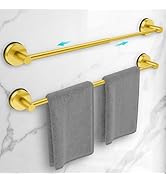 Adjustable Suction Cup Towel Bar for Bathroom Wall,14.6Inch~24 Inch Towel Racks for Bathroom,Stai...