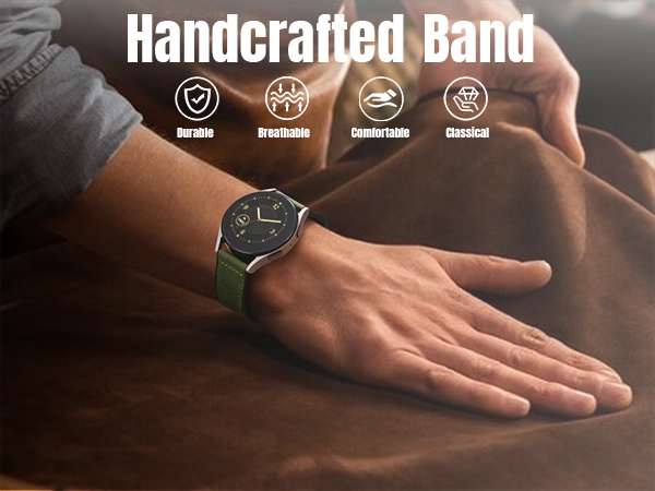 samsung galaxy watch 7 6 5 4 3 FE Classic Band Magnetic lether bands
