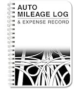 BookFactory Mileage Log Book/Auto Mileage Expense Record Notebook for Taxes - 126 Pages - 5" X 7"...