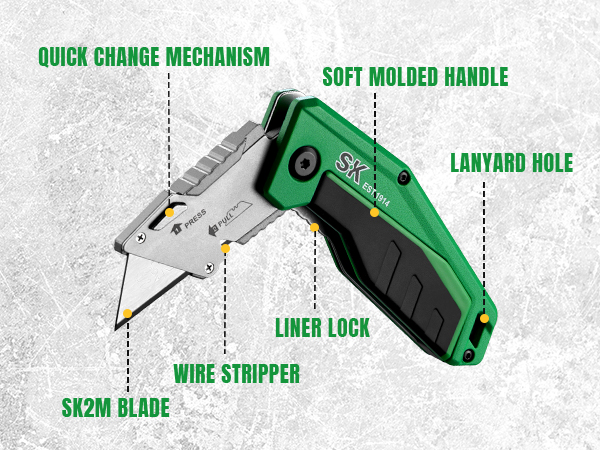 sk folding utility knife