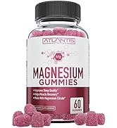 Magnesium Gummies - 770 MG Magnesium Citrate - Promotes Calmness & Improves Sleep. Helps Muscles ...