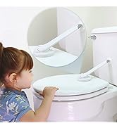 Toilet Seat Lock for Child Safety with Double Lock Mechanism – Child Proof Toilet Locks for Toddl...