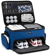 Golf Trunk Organizer with Separate Ventilated Compartment for 2 Shoes | 2 Layer Storage, Up To Us...