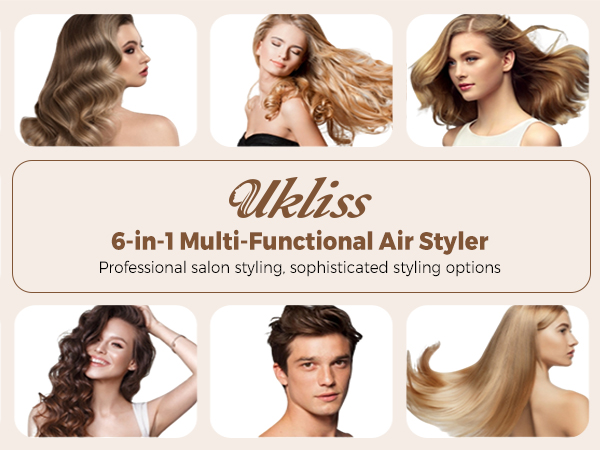 Ukliss 6 in 1 Hair Dryer Brush