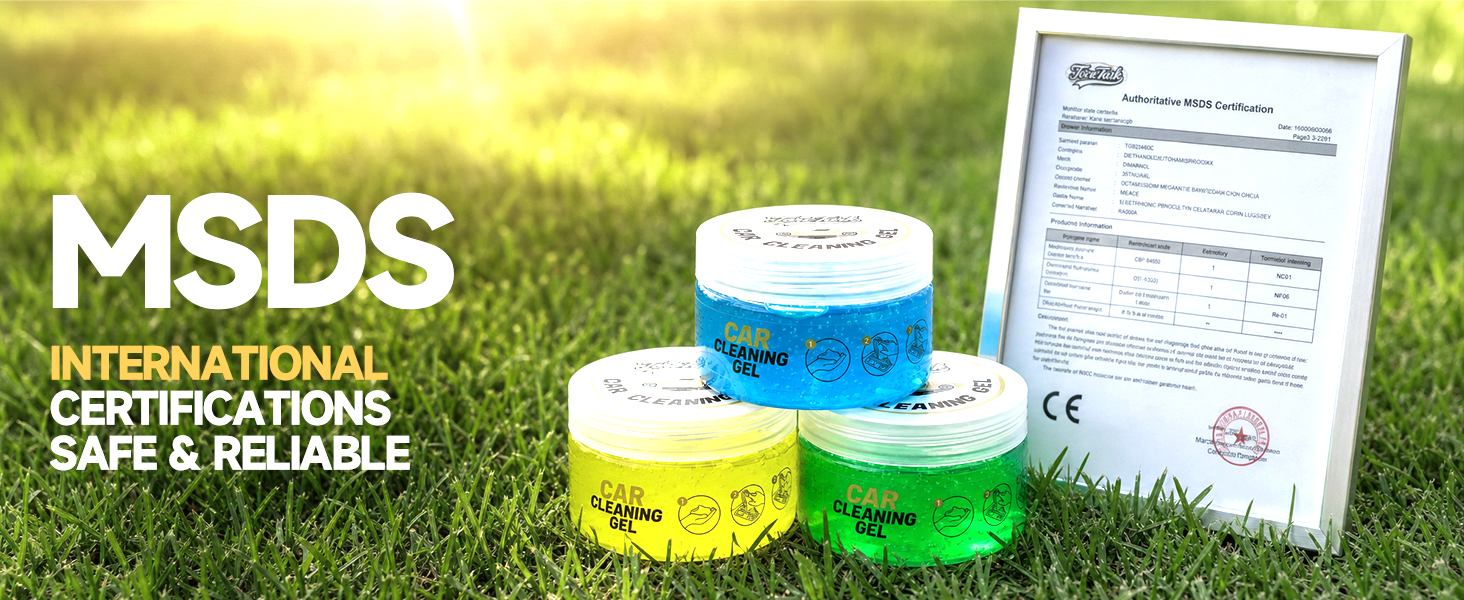 MSDS-certified car cleaning gel proves safe, reliable, and essential truck accessories