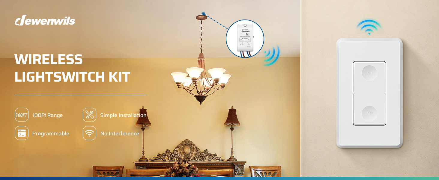 wireless light switch kit