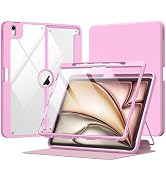 MoKo for iPad Air 13 Inch Case M3 2025 & M2 2024 with Pencil Holder, iPad Air 13 Case [Built-in S...