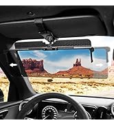 JOYTUTUS Polarized Sun Visor Extender for Car, Upgraded Adjustable Car Sun Visor Extension Sun Bl...