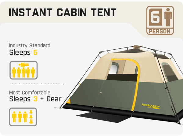 instant cabin tent