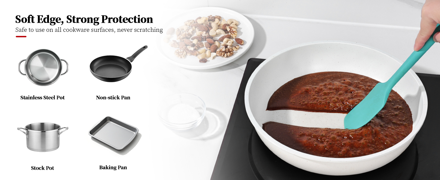 High Heat Resistant Food Safe Silicone Spatula