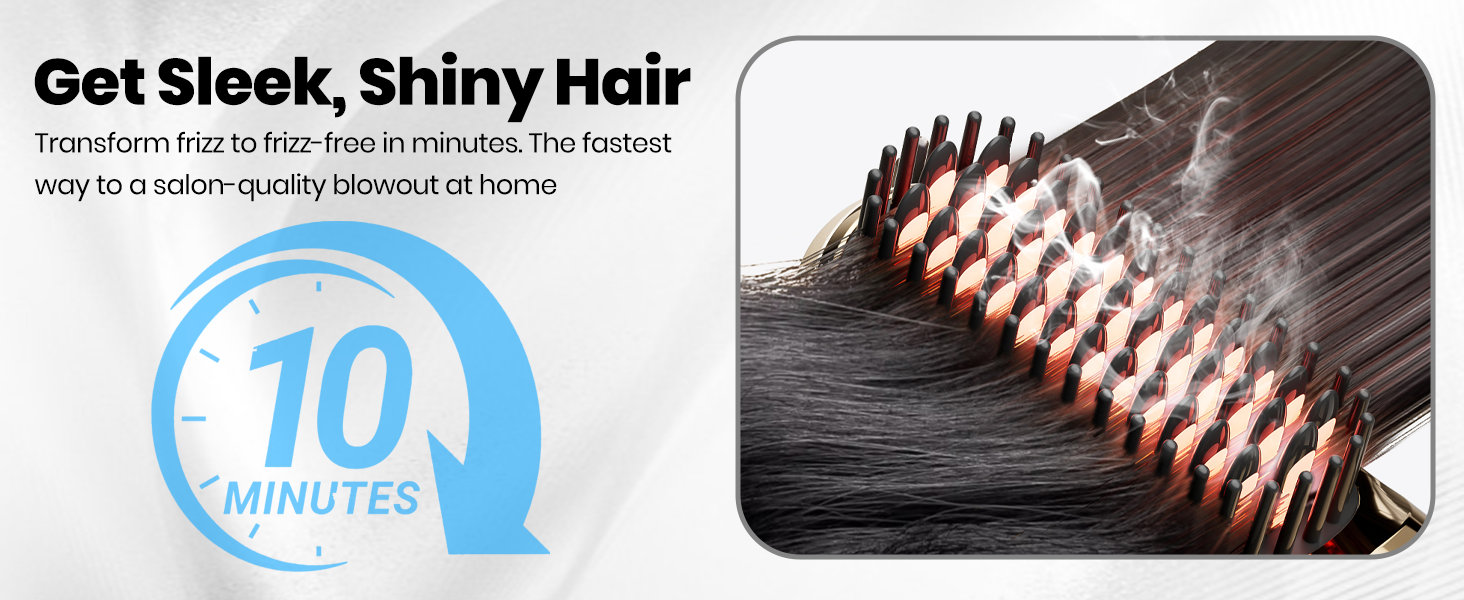 Quickly detangles and smooths