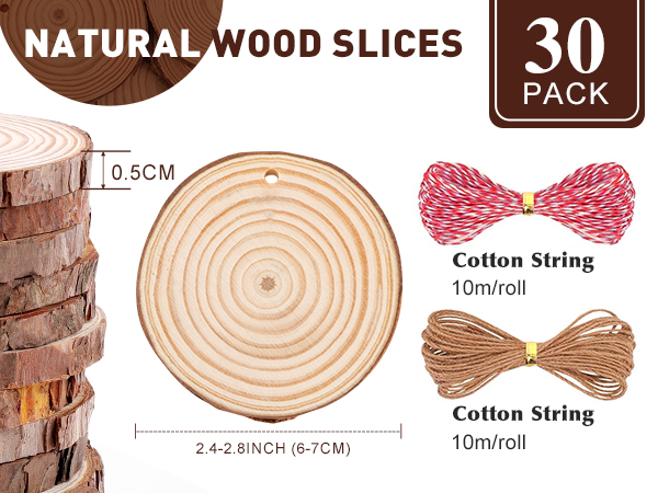 wood slices for centerpieces