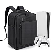 GDNasist Gaming Backpack for PS5, Protective Travel Carrying Case Compatible with Playstation 5 C...