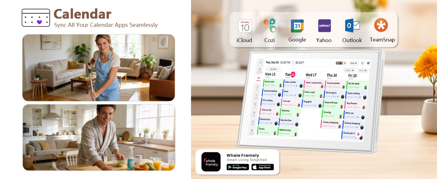 10.1" Digital Calendar