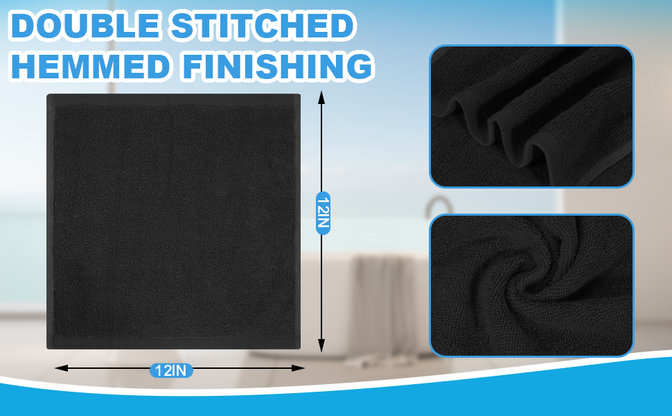 100% Cotton Wash Cloths