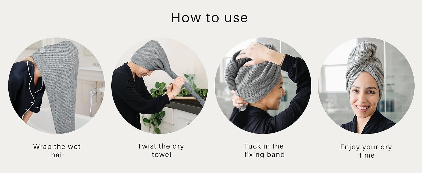 hair towels for long hair