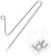 30 Pcs Cubicle Hooks for Fabric Walls, Fabric Panel Wire Hooks with Clear Storage Box, Hold 10Lbs...