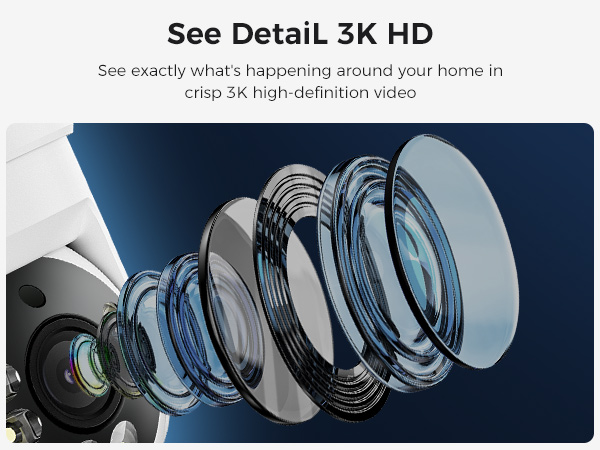 3K HD security camera