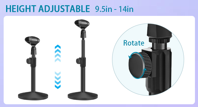 adjustable mic stand