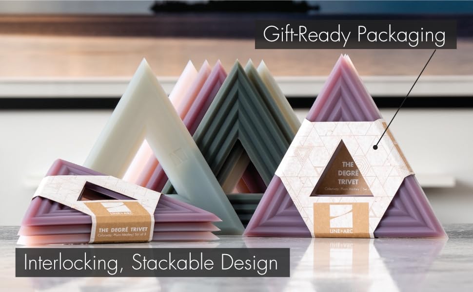 Gift-Ready Packaging and Interlocking, Stackable Design