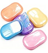 Zhuluck 5 Boxes 500 Sheets Disposable Soap Paper Hand Cleaner Fragrance Mini Color Soap Paper for...
