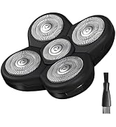 Freebird Replacement Blades for Freebird Head Shaver Kit, 5 Blades Shaver Replacement Heads for F...