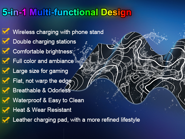 fast charging large mouse pad