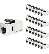 iwillink 10Gbps CAT7 Coupler RJ45 Keystone Shielded Coupler 25-Pack, Ethernet Coupler, Female to ...
