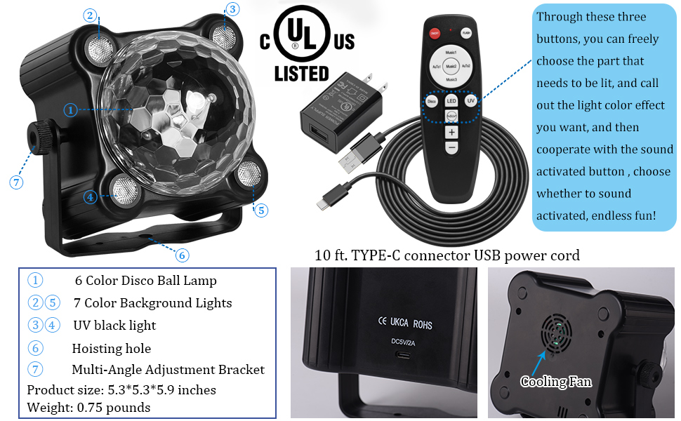 strobe light for parties