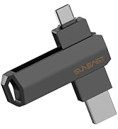 SUNEAST Dual Flash Drive 1TB- USB 3.2 Gen 2 Type-C & Type-A OTG Solid State Flash Drive up to 105...
