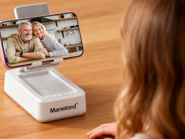 Cell Phone Stand with Wireless Bluetooth Speaker