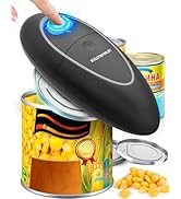 Electric Can Opener, One Touch Side Cut Automatic Can Opener for Seniors with Arthritis & Weak Ha...
