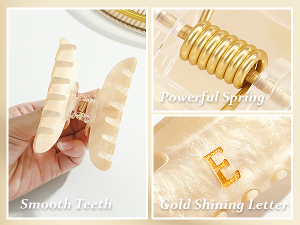 acrylic hair clips