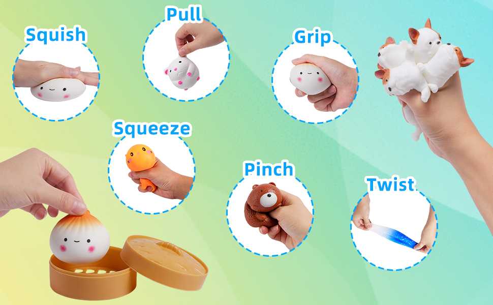 Cute Stress Balls, Sensory Fidget Toys