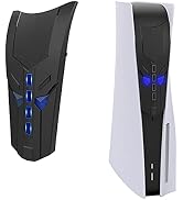 Joso 4 Port USB Hub for PS5, High-Speed Expansion Hub Charger Splitter Adapter with Glowing Eyes ...