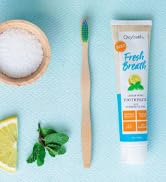 Premium Oxyfresh Maximum Fresh Breath Lemon Mint Toothpaste - Clean Teeth & Fresh Breath - Natura...