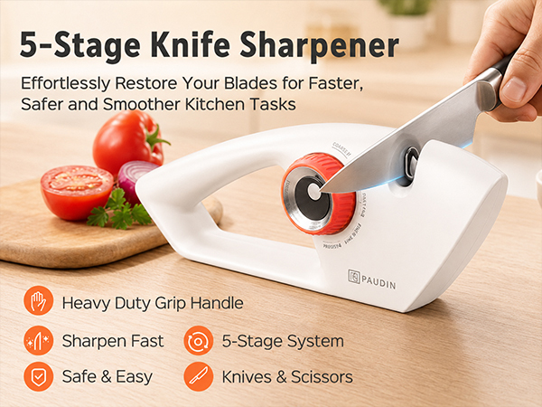 5 stage knife sharperner