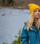 long rain jacket for women