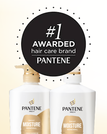 #1 Awarded Hair Care Brand - Pantene