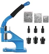 Acymner Hand Press Grommet Machine | Hand Press Heavy Duty Eyelet Grommet Machine Punch Tool Kit ...